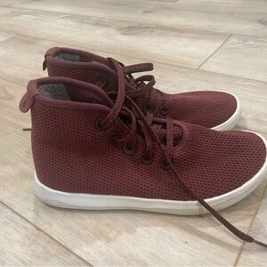 Allbirds Women's Burgundy High-Top Sneakers